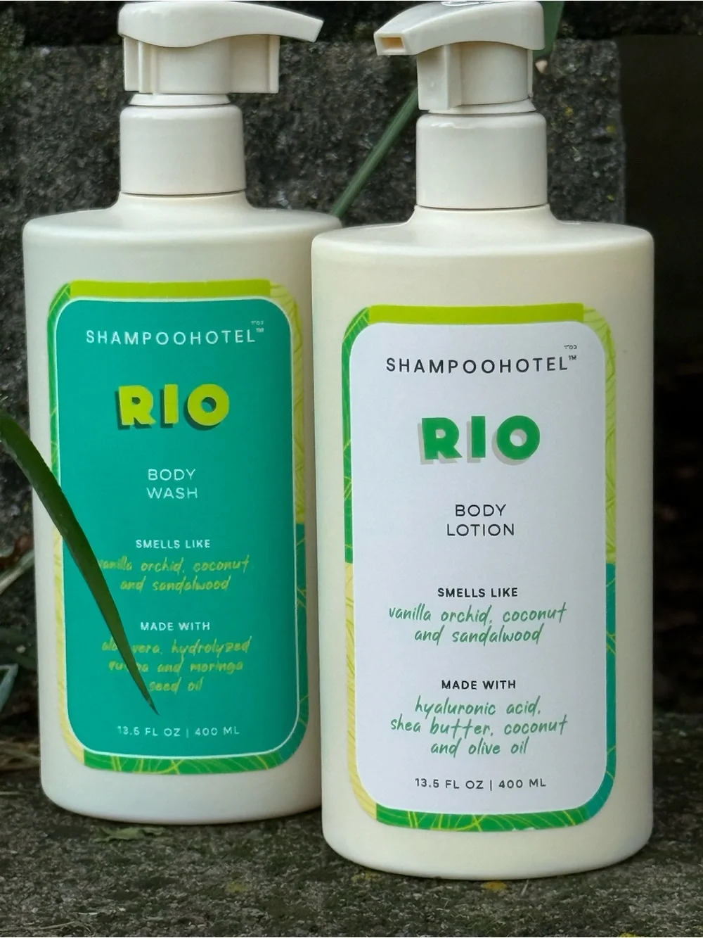 RIO Body Wash & Lotion Set with Bag